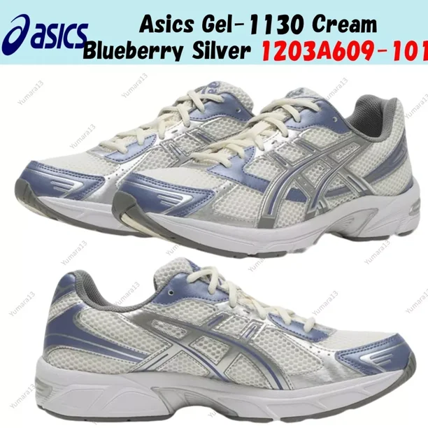 Asics Gel-1130 Cream Blueberry Silver 1203A609-101 Men's Size
