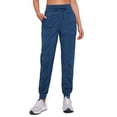 thumbnail image 1 of Pantalones CRZ YOGA Joggers para Mujer 72 cm Livianos con Bolsillos Azul Marino XL, 1 of 5