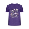 thumbnail image 1 of Camisetas de Verano de Mujer Pequeña Flor Impresa Cuello Redondo Manga Corta Superior, Verano Superior de las Mujeres, 1 of 4