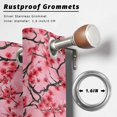 thumbnail image 2 of Outdoor Curtains for Patio Waterproof, Chinese Flowers Outdoor Privacy Panels Grommet, Spring Pink Peach Blossoms Floral Blackout Outside Curtains for Porch/Cabana/Pergola/Gazebo 54"x95", 1 Panel, 2 of 8