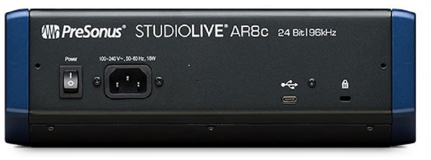PRESONUS StudioLive AR8 8-Ch Live Sound/Studio Mixer+CAMOPACK+Headphones+Mics - image 3 of 11