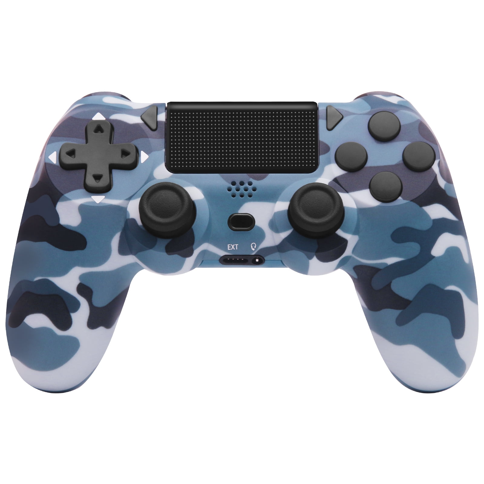 Wireless Controller for P-4, Gaming Controller Compatible with P-4/Slim/Pro/PC Support Dual Motors & 6-Axis Motion Control