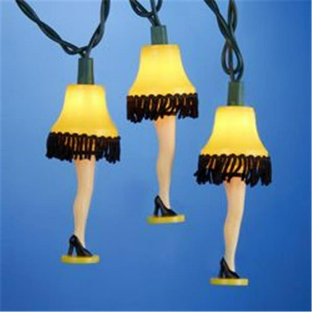 Kurt S. Adler, Inc. Kurt Adler UL 10-Lights Christmas Story Leg Lamp