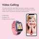 thumbnail image 3 of Reloj inteligente para niños con rastreador GPS 4G, reloj inteligente móvil para niños con WiFi,, 3 of 8