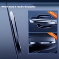 thumbnail image 4 of Naierhg Car Bumper Protector 2/4pcs Car Anti-collision Strip Black Self-adhesive Flexible Reusable Universal Suv Truck Auto Body Door Side Rearview Mirror Black, 4 of 8