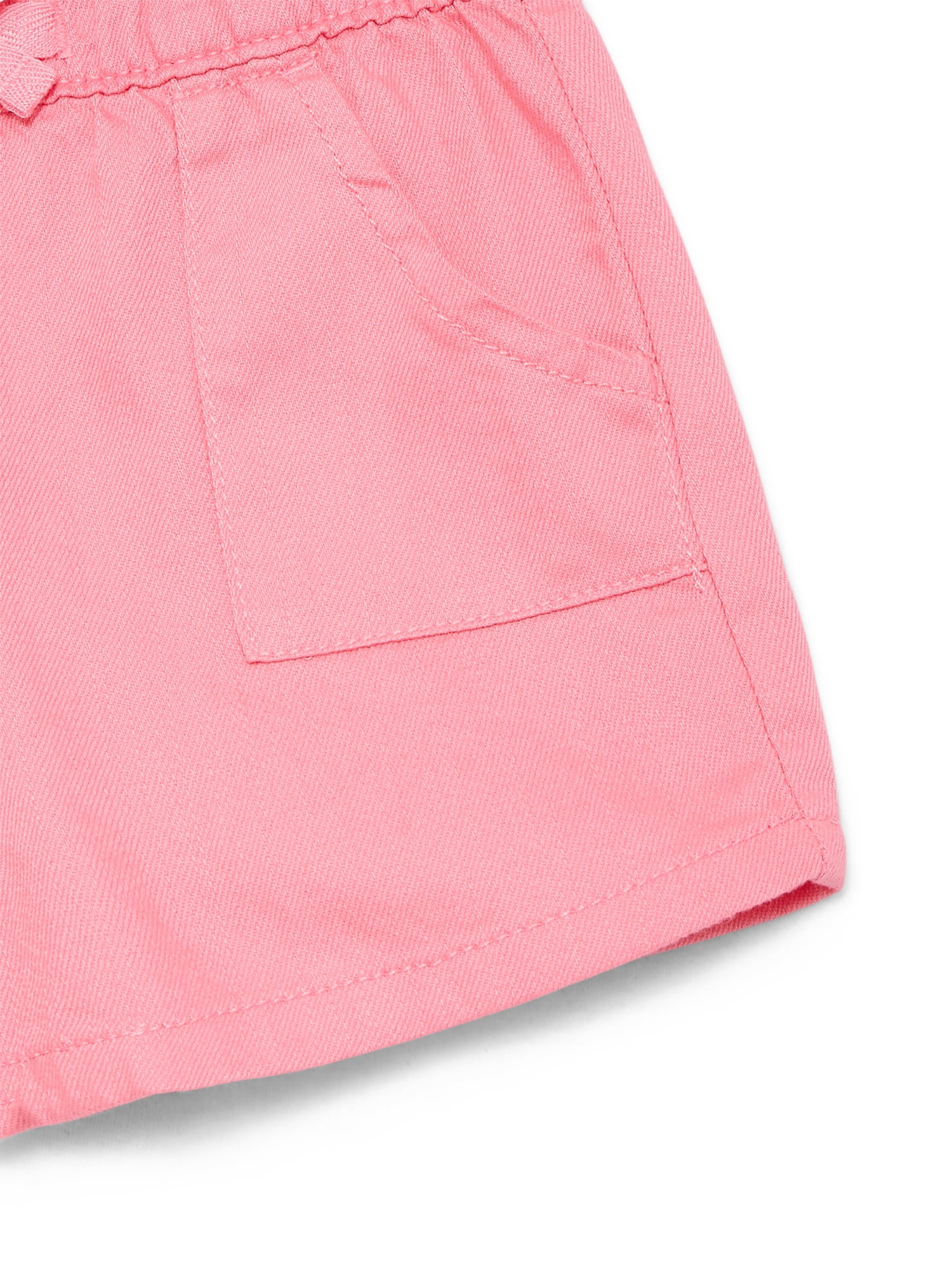 Wonder Nation Baby Girl Woven Shorts, Sizes 0-24 Months