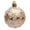 Beige, variant on XYAIYT 6 Pack Christmas Decorations Christmas Ornaments Embossed Plastic Hanging Shatterproof Holiday Tree Decor Easy to Hang with Rope Packed In Clear Box Single Ornament 2.4in Gold