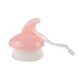 thumbnail image 1 of Cepillo de masaje exfoliante para eliminar el maquillaje con suavidad, limpiador facial Pink Soft Heart, 1 of 8