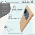 thumbnail image 3 of AZUNI 17 inch Workstation Sink Bamboo Cutting Board set with 1 Collapsible Container, 3 of 10