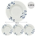 thumbnail image 6 of Azur de Limoges Bone China Deep Plate Set of 4, 6 of 8