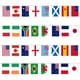 thumbnail image 1 of Guirnalda de banderas del Mundial 2026 YOFANUP, 10 m, 32 banderas, 1 of 7