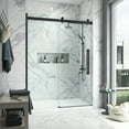 thumbnail image 3 of OVE Decors Bel Soft-Close Oil-Rubbed Bronze 2-Piece 60" Base/Door Alcove Shower Kit, 3 of 19