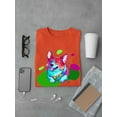 thumbnail image 3 of Colorful Corgi Dogs W Bowtie T-Shirt Men -Image by Shutterstock, Male x-Large, 3 of 4