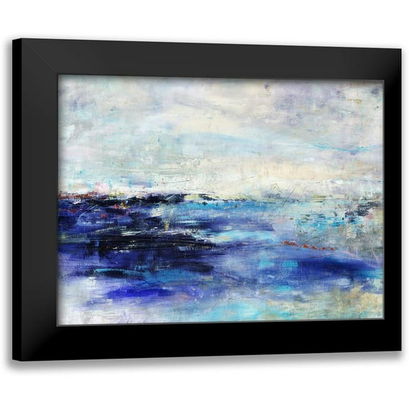 Maas, Jodi 14x12 Black Modern Framed Museum Art Print Titled - Island Sky
