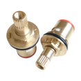 thumbnail image 4 of DEEPCRAFF Golden Copper Faucet Core Ceramic Hot Cold Water Replacement for Bathroom Accessories 20mm Size, 4 of 8