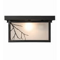 thumbnail image 6 of Meyda Tiffany 157051 Hyde Park Branches 2 Light 17" Wide Flush Mount Square Ceiling, 6 of 7
