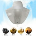 thumbnail image 7 of LAST CLANCE SALE! Outdoor Sun Hat for Men Women with 50+ UPF Protection Safari Cap Wide Brim Fishing Hat with Neck Flap, Gray, 7 of 7