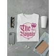 thumbnail image 3 of The Royals - Retro Gothic Crown Emoji Graphic Men's T-shirt, 3 of 4