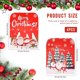 thumbnail image 1 of 4 piezas de fundas para sillas navide?as, funda trasera para silla con temática navide?a, decoración de mesa roja y blanca para fiestas de Navidad, celebraciones, Banban LingWen 8390605477904, 1 of 1
