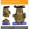 thumbnail image 2 of Sonducket para deportes al aire libre Bolsa grande impermeable Multi bolsillo Hombros Mochilas ajustables de gran capacidad Mochilas de mochilero Camuflaje verde, 2 of 6