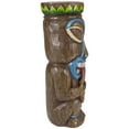 thumbnail image 4 of Northlight 16" Solar Lighted Polynesian Outdoor Garden Tongue Out Tiki Statue, 4 of 5