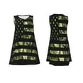 thumbnail image 7 of Goofa American Flag Camo for Summer Dresses for Women – Beach Floral Sundress, Casual Pockets Boho Tank Dress for Hot Days, 7 of 7