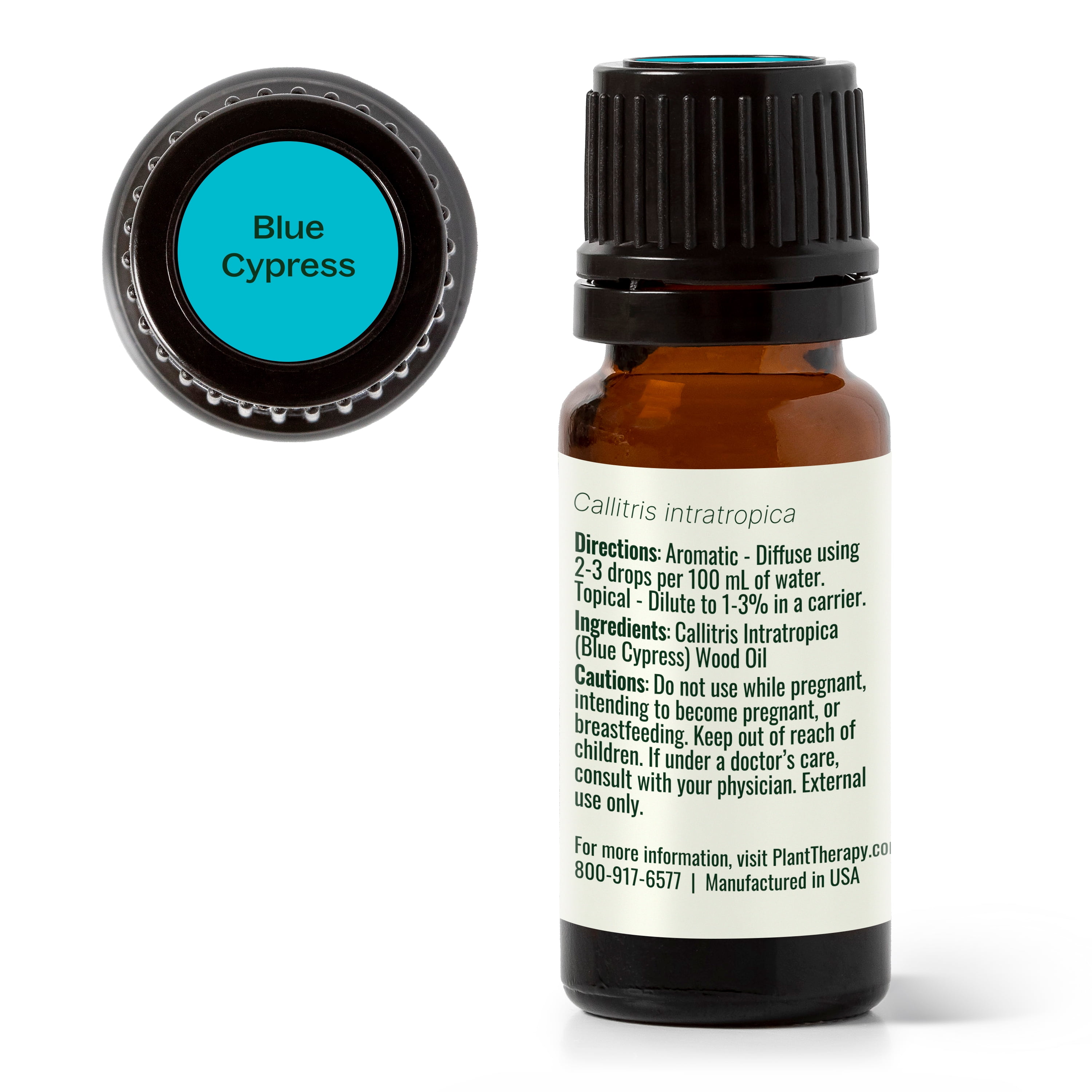Plant Therapy Blue Cypress Essential Oil 10 mL (1/3 oz) 100% Pure, Undiluted, Natural Aromatherapy