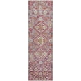 thumbnail image 2 of Addison Rugs Mayfield Premium Machine Washable Transitional Aztec Merlot Runner Rug, 2'3" x 7'6", 2 of 6