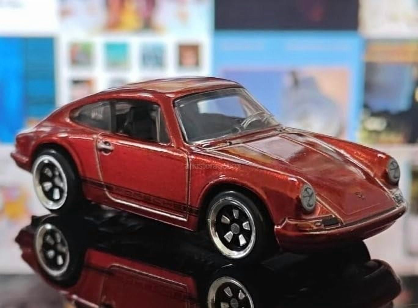 Hot Wheels National Icons '67 Porsche 911 R Diecast Car (Metallic Red)