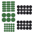 thumbnail image 1 of Billard Table Marquage Taches Billard Position Point Vert Marqueurs Autocollants pour Billard Utilisation Réparation Protéger, 1 of 7