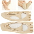 thumbnail image 4 of Toe Separator Socks, Sweat-absorbent 17cm / 6.7in Five Toe Separator Socks  For Foot Care, 4 of 8