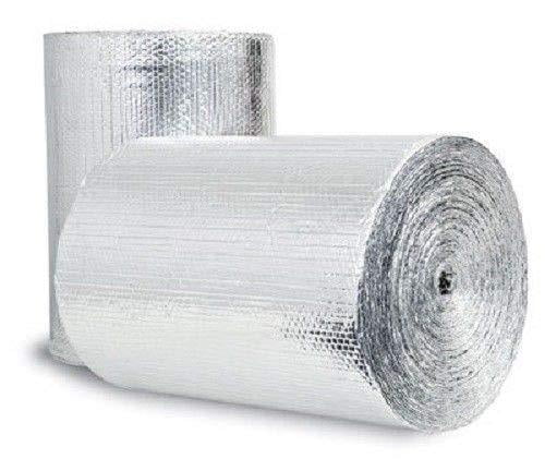 6inch x 25ft Reflective Double Poly Core Pipe Duct HVAC Wrap Insulation R8 