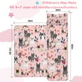 thumbnail image 5 of French Bulldog Dog Pattern with Pioneer Flower Toddler Nap Mats for Kids Preschool,Sleeping Mat Bag or Kids,Toddler Sleeping Bag,Toddler Nap Mat or Daycare, 5 of 6