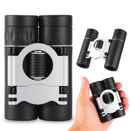KQJQS High Definition 40x22 Zoom Binoculars - Low-Light Night Vision Travel Folding Telescope with Bag Perfect for Outdoor Travel and Viewing Durable Alloy Construction