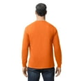 thumbnail image 3 of Gildan Hi-Vis Long Sleeve T-Shirt, Workwear Tee 5.3 oz, Safety Orange Shirts Size-L, 3 of 5