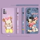 thumbnail image 4 of Mickey Minnie Pink For Samsung Galaxy A73 A53 A33 A52 A32 A22 A71 A51 A21S A03S A50 4G 5G Liquid Left Rope Phone Case, 4 of 5