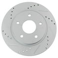 thumbnail image 6 of TRQ Rear Posi Ceramic Brake Pad & Performance Drilled Slotted Rotor w/Chemicals BKA15518 Fits select: 2014-2016 CHRYSLER TOWN & COUNTRY, 2013-2016 DODGE GRAND CARAVAN, 6 of 6