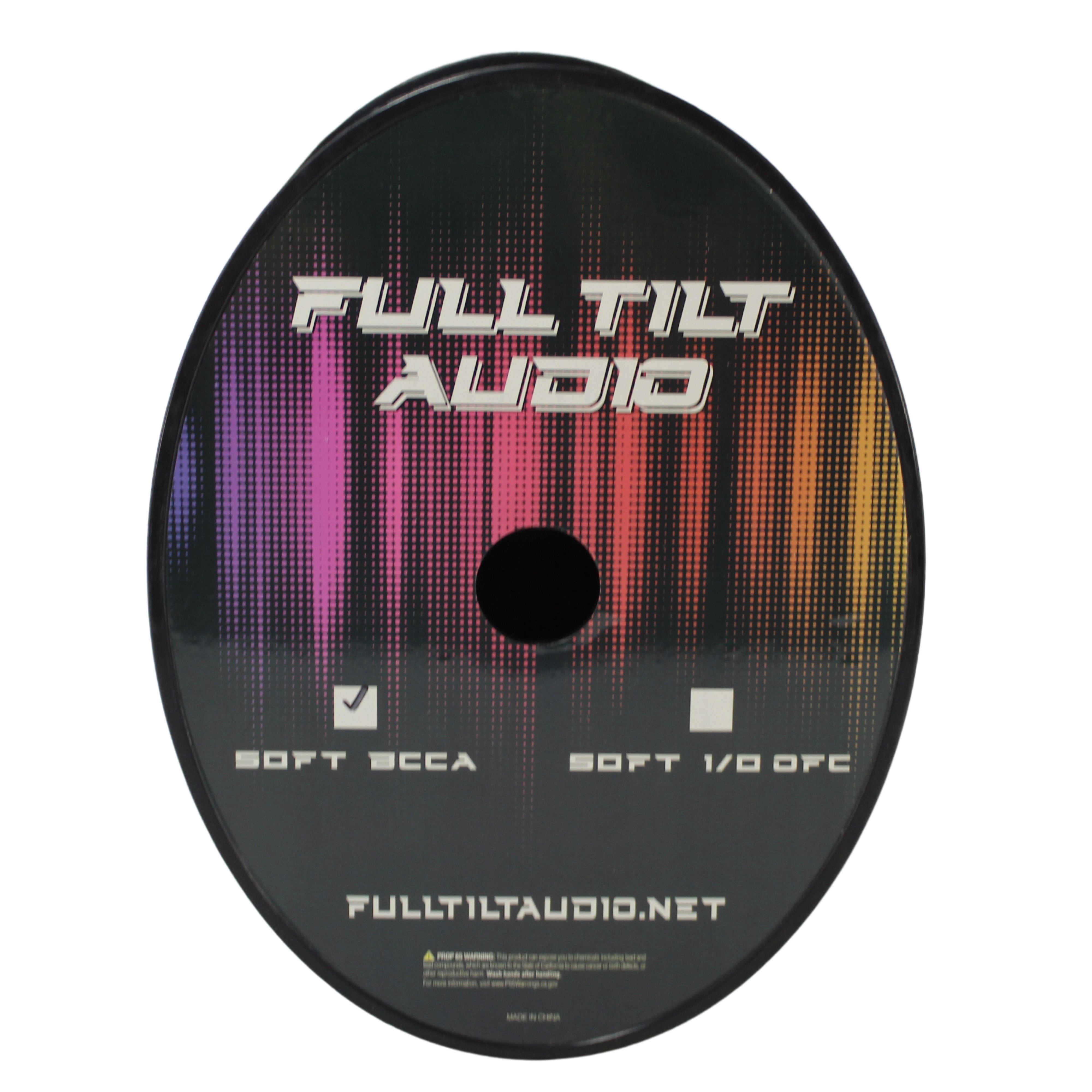 Full Tilt Audio 1/0 Gauge Copper Clad Aluminum Power/Ground Wire Purple Lot (Full Spool)