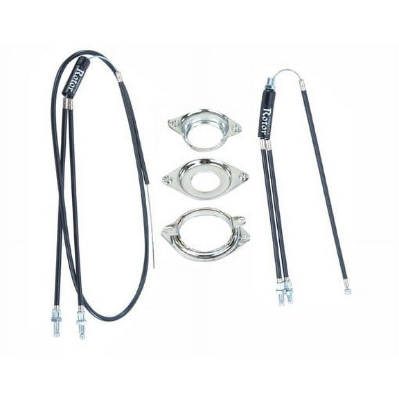 Rotor Set Chrome. Bike part, bicycle part, bicycle rotor set, bike rotor set .