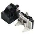 thumbnail image 1 of Chendee Refrigerator Ptc Starter Relay Replacement 2 Pins Compressor Overload Protector,2Pin-12Ohm+1/3Hp, 1 of 9