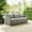 Grey, variant on Crosley Furniture Bradenton Weather Resistant Resin Wicker Outdoor Sofa - Weathered Brown
