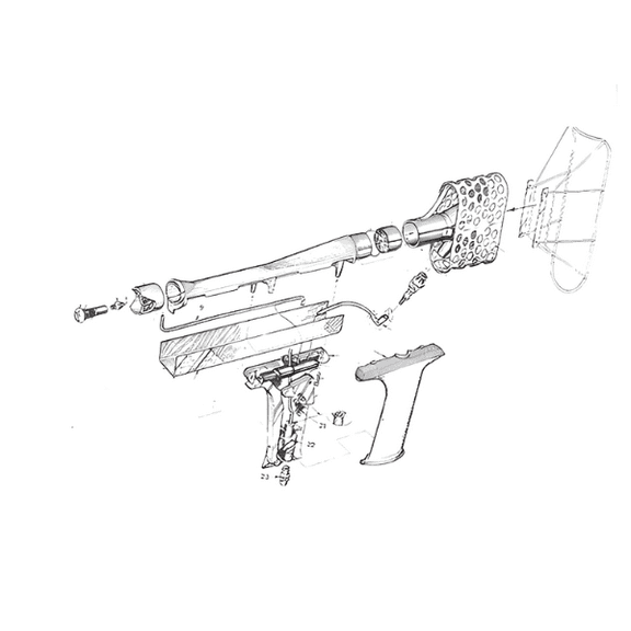 Shrinkfast 975 Heat Gun Arm Rest - Part# 103