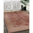 thumbnail image 3 of Ahgly Company Machine Washable Indoor Square Industrial Modern Chestnut Red Area Rugs, 8' Square, 3 of 7