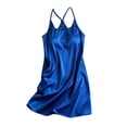 thumbnail image 4 of Xaqiouau Womens Sleeveless Nightgown Spaghetti Strap Sleep Dress Lightweight Casual Nightwear Mini Lounge Dress Comfortable Homewear, 4 of 7