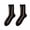 Black, variant on Sunjoy Tech 1/5 Pair Ladies Mid-tube Socks,Flower Applique Vintage Forest Style Thick Anti-slip Warm Soft Elasticity Winter Socks