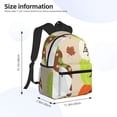 thumbnail image 3 of Fotbe Gnome Happy Fall Lightweight Casual Laptop Backpack for Men and Women, Daily use Waterproof backpack, Backpack for College, 3 of 7