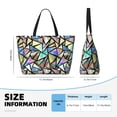 thumbnail image 4 of Disketp Colored Glass Bolsa de Playa de Gran Capacidad, Bolso Impermeable y a Prueba de Arena para Mujer, Ideal para Playa, Piscina y Natación, 4 of 7