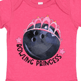 thumbnail image 4 of Inktastic Bowling Princess Tiara Girls Baby Bodysuit, 4 of 5