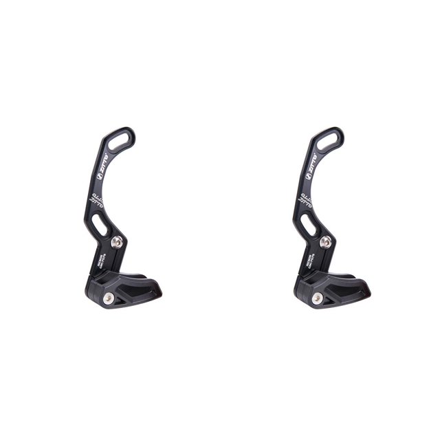 Yuarrent Guía de cadena de bicicleta de montaña Guía de cadena de engranajes de aleación de aluminio 1x Sistema Accesorios de bicicleta 05 y negro 2piezas Yuarrent CBP104320