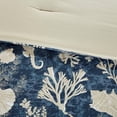 thumbnail image 5 of Queen Size Bed In A Bag, 7 Piece Cotton Sateen Comforter Set Blue Queen, Blue Cotton Bedding Set,Polyester Bed Sheet Set, Household Supplies & Décor Bedding Bedding Sets, 5 of 9